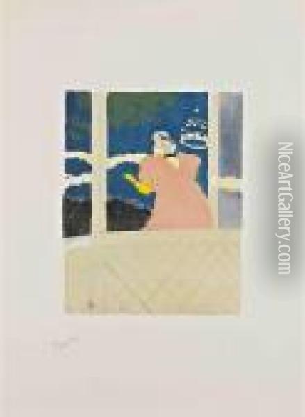 Aux Ambassadeurs - Chanteuse Au Cafe-concert Oil Painting - Henri De Toulouse-Lautrec