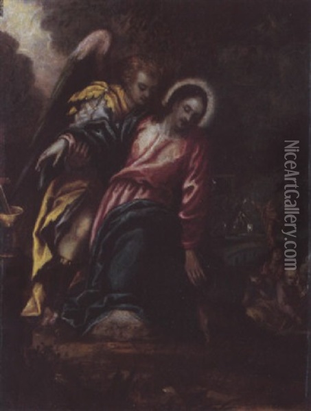 The Pieta Oil Painting - Pietro Mera