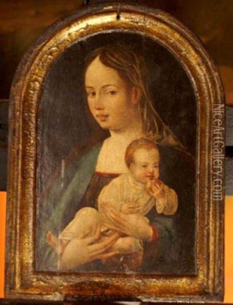 Maria Withchild Oil Painting - Joos Van Cleve