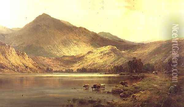 Lochearnhead Oil Painting - Alfred de Breanski