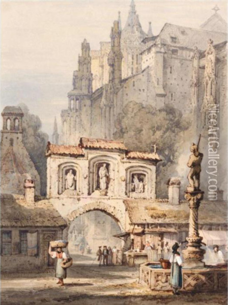 Strasbourg, France Oil Painting - Samuel Prout