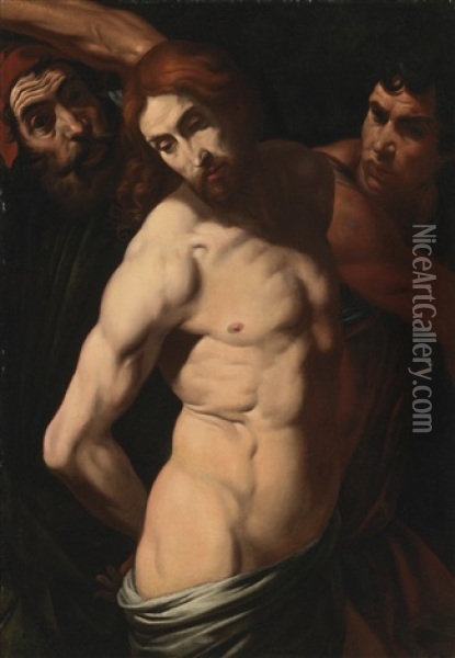 The Flagellation Of Christ Oil Painting - Daniele Crespi