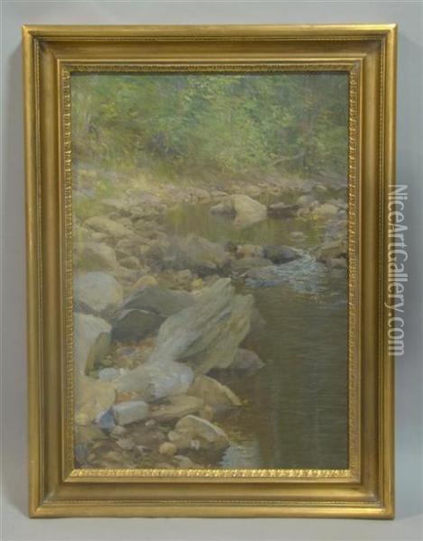 Rock Creek Park Oil Painting - Delancey Walker Gill