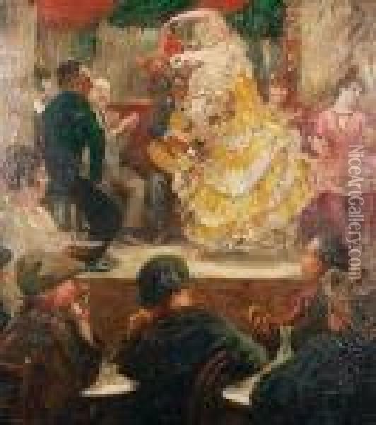 The Flamenco Dancer Oil Painting - James Ferrier Pryde