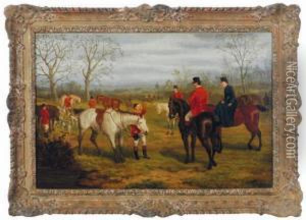 The Hunt Oil Painting - Edward Benjamin Herberte