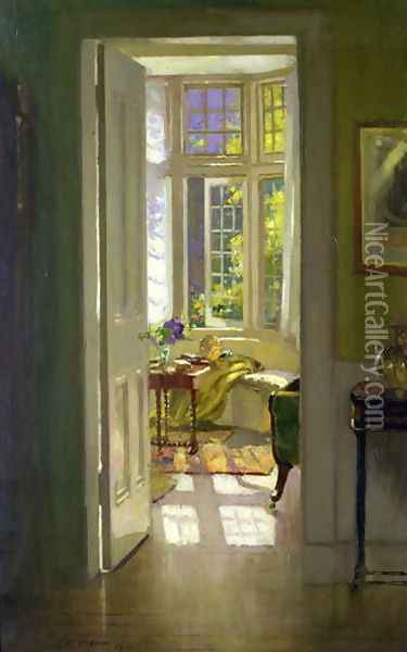 Interior, Morning Oil Painting - Patrick William Adam