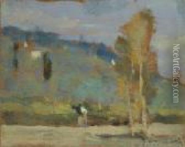 Paesaggio Oil Painting - Ludovico Tommasi