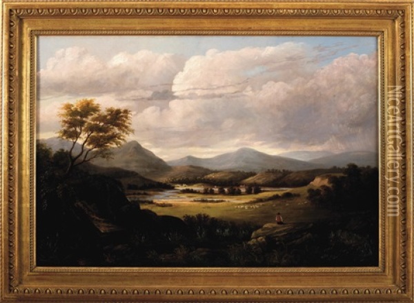 View Of The North Conway, New Hampshire Oil Painting - Frank Henry Shapleigh