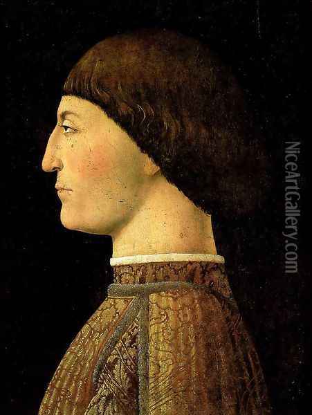 Sigismondo Pandolfo Malatesta 1451 Oil Painting - Piero della Francesca