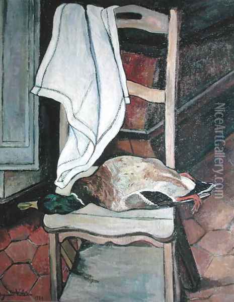 The Duck, 1930 Oil Painting - Suzanne Valadon