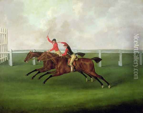 Dungannon beating Rockingham, 1768 Oil Painting - John Nost Sartorius
