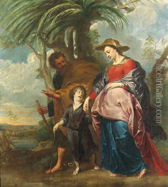 The Return from Egypt Oil Painting - Sir Peter Paul Rubens