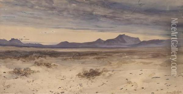 The Plains Of Shur Oil Painting - Henry Andrew Harper