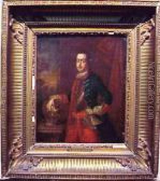Portrait Of A Count Oil Painting - Nicolas de Largillierre