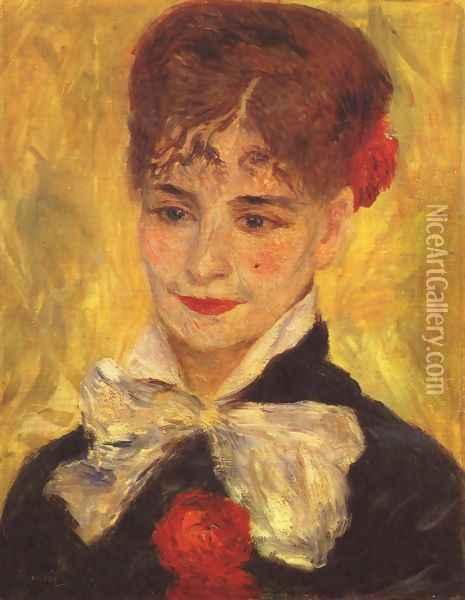 Portrait of Mme Iscovesco Oil Painting - Pierre Auguste Renoir