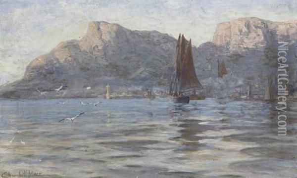 Table Bay Oil Painting - Edward C. Churchill Mace