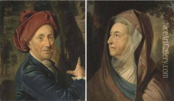 Portrait Of John Grubb Oil Painting - Johann Zoffany