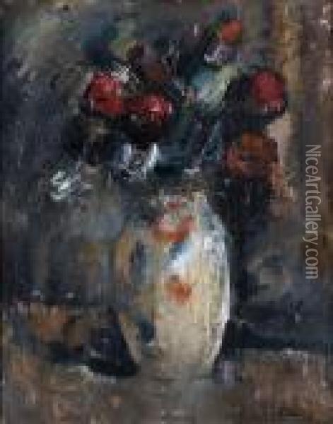 Bouquet Oil Painting - Abel Bertram
