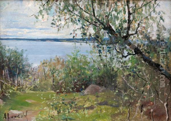 Viewfrom Hame Oil Painting - Amelia H. Lundahl