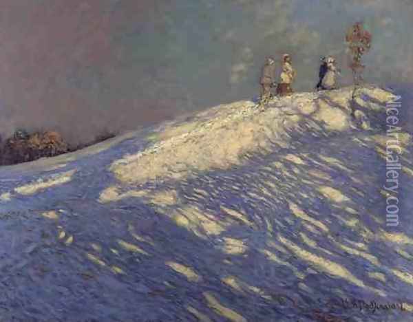 Morning Shadows, 1912 Oil Painting - James Edward Hervey MacDonald