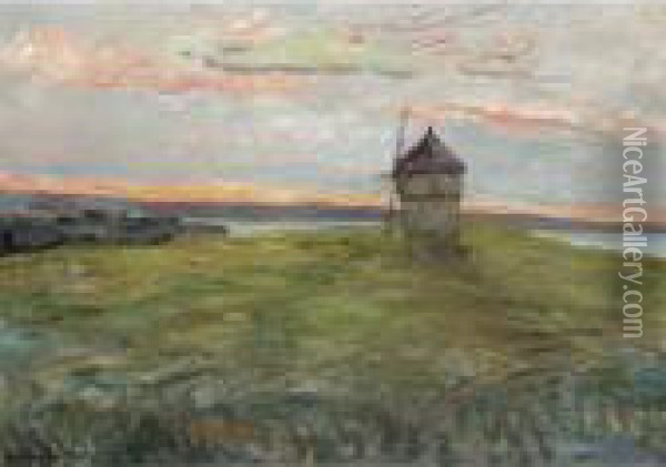 Paysage Au Moulin Oil Painting - Maxime Maufra