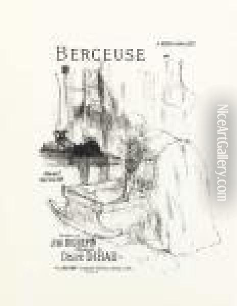 Berceuse, From Melodies De Desire Dihau Oil Painting - Henri De Toulouse-Lautrec
