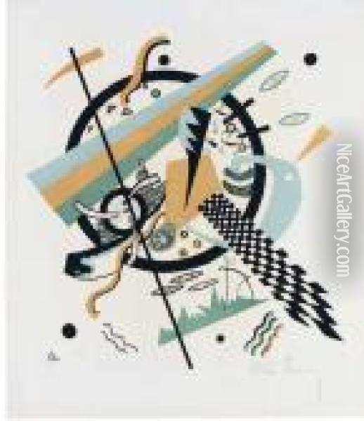 Kleine Welten Iv Oil Painting - Wassily Kandinsky