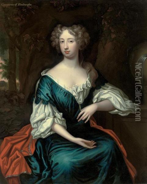 Portrait Of Lady Margaret Hay Oil Painting - Sir Godfrey Kneller