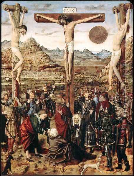 Crucifixion Oil Painting - Flemish Unknown Masters