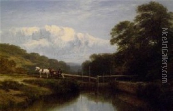 The Lock Oil Painting - George Cole