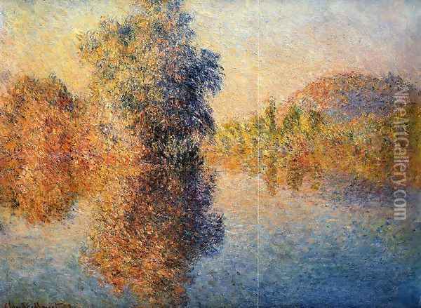 Morning on the Seine Oil Painting - Claude Oscar Monet