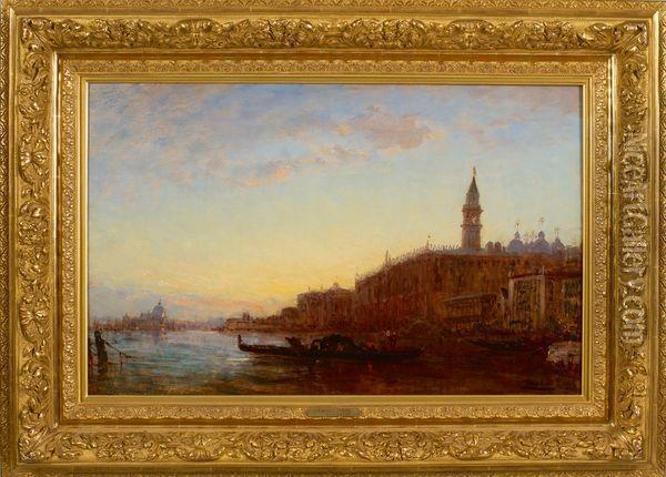 Venise, Le Grand Canal Oil Painting - Felix Ziem