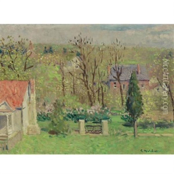 Falmouth In Spring Oil Painting - Gari Melchers