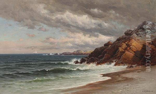 Near The Golden Gate Oil Painting - Raymond Dabb Yelland