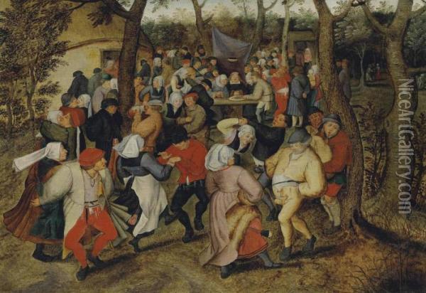 The Wedding Dance Oil Painting - Pieter The Younger Brueghel