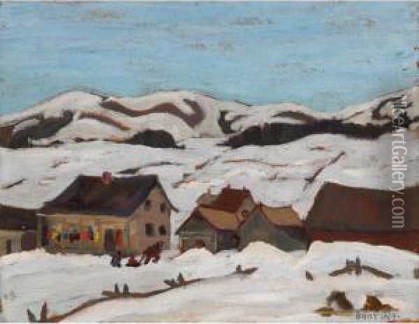 St. Fidele, Quebec Oil Painting - Frederick Grant Banting