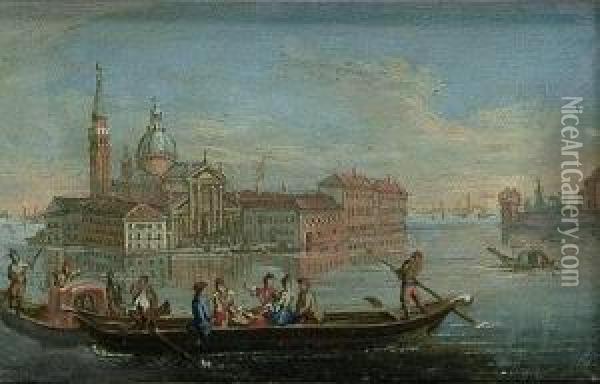 S. Giorgio In Venedig Oil Painting - Ludwig Segen Siegen Von Sechten