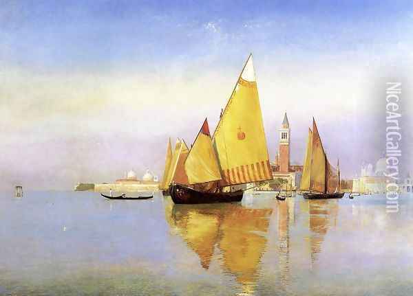 Venice Oil Painting - Henry Roderick Newman