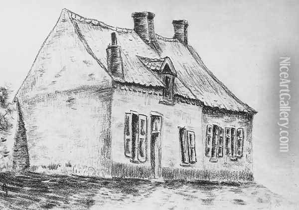 Zandmennik's House Oil Painting - Vincent Van Gogh
