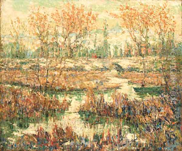 Untitled 2 Oil Painting - Ernest Lawson