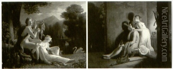 Orphee Et Euridice; Dibulade Oil Painting - Louis Ducis