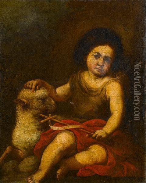 The Infant Saint John The Baptist Oil Painting - Alonso Cano