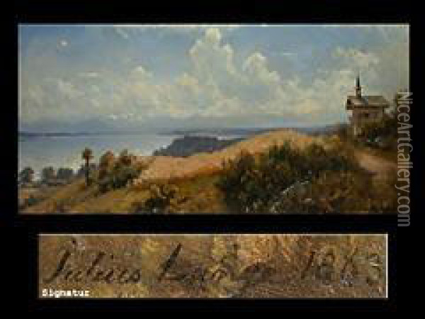 Die Russische Kapelle Bei Feldafing Am Starnberger See Oil Painting - Julius Lange
