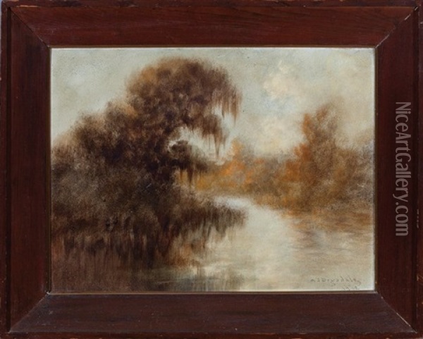 Autumn Landscape Oil Painting - Alexander John Drysdale
