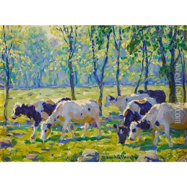 May Morning Oil Painting - Edward Charles Volkert