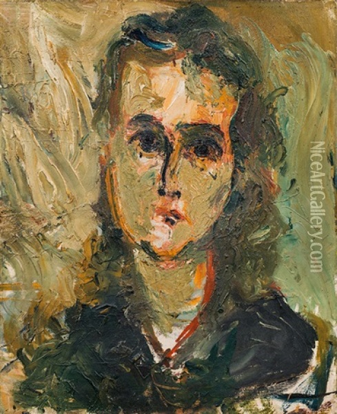 Portrait Signe Oil Painting - Jean Hans Egger