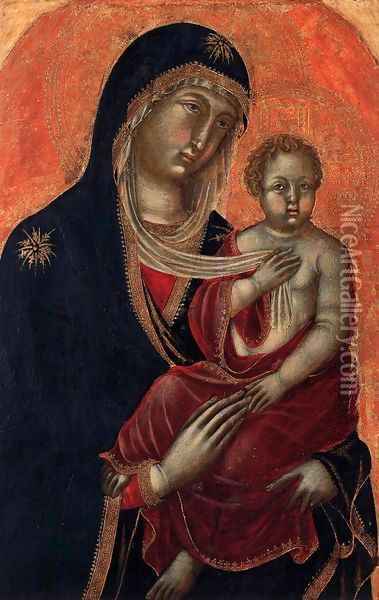 Virgin and Child Oil Painting - Niccolo Di Segna