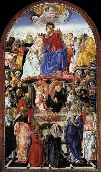 Madonna Annunciate c. 1469 Oil Painting - Francesco Di Giorgio Martini