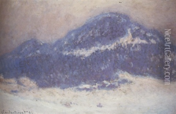 Mont Kolsaas, Temps Brumeux Oil Painting - Claude Monet