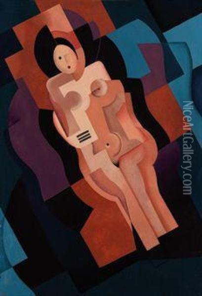 Femminilita Oil Painting - Luigi Fillia